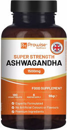 Prowise Healthcare Ashwagandha Tabletten vegan glutenfrei laktosefrei 180 Stück – Bild 1 von 3
