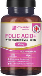 Prowise Healthcare Folsäure Tabletten Vitamin B9 400 µg vegan für Schwangere und Stillende – Bild 1 von 1