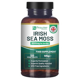 Prowise Healthcare Irish Sea Moss Tabletten mit Kelp Braunalge hochdosiert vegan 120 Stück – Bild 1 von 4
