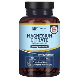 Prowise Healthcare Magnesiumcitrat Kapseln 1500 mg vegan glutenfrei laktosefrei 120 Stück – Bild 1 von 5