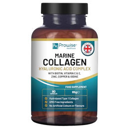 Prowise Healthcare Meereskollagen mit Hyaluronsäure 1100 mg Typ I ohne Zusatzstoffe 90 Kapseln – Bild 1 von 5