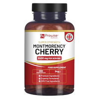 Produktbild von Prowise Healthcare Montmorency-Kirsche 6400 mg Sauerkirschextrakt Kapseln vegan und glutenfrei 200 Stück