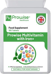 Prowise Healthcare Multivitamin & Eisen Tabletten 180 Stück – Bild 1 von 1