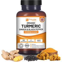 Produktbild von PROWISE Kurkuma Curcumin Kapseln vegan 120 Stück