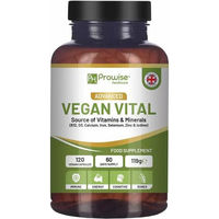 Produktbild von Prowise Vegane Vital-Multivitamine und Mineralien Kapseln 120 Stück ohne Zusatzstoffe