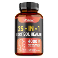 Produktbild von Pslalae 25-in-1 Cortisol Health Nahrungsergänzungsmittel mit 120 Kapseln