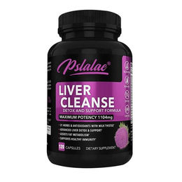 Pslalae Liver Cleanse Nahrungsergänzungsmittel 1104 mg 120 Kapseln – Bild 1 von 3
