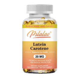 Pslalae Lutein 20mg mit Zeaxanthin Nahrungsergänzungsmittel 120 Kapseln – Bild 1 von 2