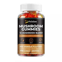 Produktbild von Pslalae Mushroom Gummies 2500mg Nahrungsergänzungsmittel 100 Gummibärchen