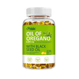 Pslalae Oil of Oregano mit Black Seed Oil Kapseln 120 Stück – Bild 1 von 2
