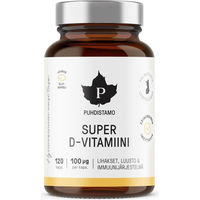 Produktbild von Puhdistamo Vitamin D Kapseln ohne Zusatzstoffe 120 Stück