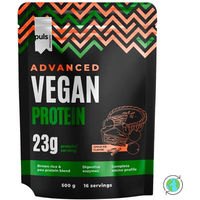Produktbild von Puls Nutrition Advanced Vegan Proteindrink Apfelkuchen Mehrkomponenten Pulver zuckerfrei glutenfrei laktosefrei 500 g
