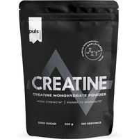 Produktbild von Puls Nutrition Creatine Monohydrat Pulver vegan zuckerfrei ohne Zusatzstoffe