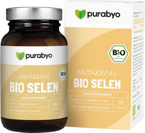 PURABYO BIO Selen Kapseln vegan – Bild 1 von 3