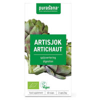 Produktbild von Purasana Artischockenextrakt 300 mg Vegan 60 Kapseln