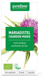 Purasana Mariendistel Kapseln mit Silymarin Bio Vegan 60 Stück – Bild 1 von 2