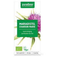 Produktbild von Purasana Mariendistel Kapseln mit Silymarin Bio Vegan 60 Stück