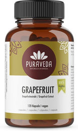 Puraveda Grapefruit Extrakt Kapseln vegan laktosefrei glutenfrei ohne Zusatzstoffe 60 Stück – Bild 1 von 2
