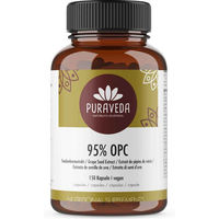 Produktbild von Puraveda OPC Traubenkernextrakt Kapseln vegan laktosefrei glutenfrei ohne Zusatzstoffe 150 Stück