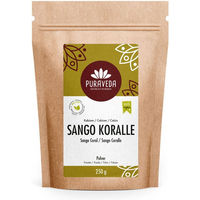 Produktbild von Puraveda Sango Meereskoralle Algenkalk Pulver vegan ohne Zusatzstoffe 250 g