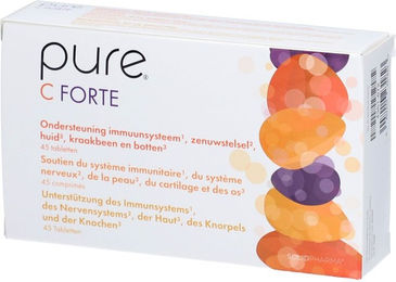 pure C Forte Ascorbinsäure 1000 mg Tabletten vegan glutenfrei laktosefrei – Bild 1 von 1