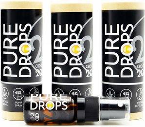PURE DROPS Vollspektrum CBD Öl Spray Vegan – Bild 1 von 3