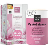 Produktbild von Pure Ella Cranberry+ D-Mannose Kräuter-Komplex mit Inulin - 60 Kapseln - Vegan, zuckerfrei und ohne Zusatzstoffe