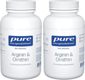 Pure Encapsulations Arginin & Ornithin Kapseln 180 Stück laktosefrei glutenfrei ohne Zusatzstoffe – Bild 1 von 1