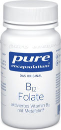 Pure Encapsulations B12 Folate Kapseln 90 Stück laktosefrei glutenfrei ohne Zusatzstoffe – Bild 1 von 1