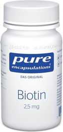 Pure Encapsulations Biotin 2,5 mg Kapseln 60 Stück laktosefrei glutenfrei ohne Zusatzstoffe – Bild 1 von 1