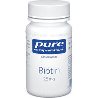 Produktbild von Pure Encapsulations Biotin 2,5 mg Kapseln 60 Stück laktosefrei glutenfrei ohne Zusatzstoffe