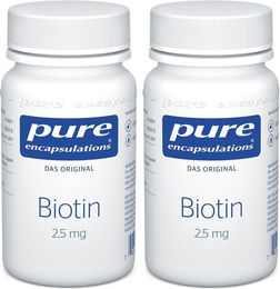 Pure Encapsulations Biotin 2,5 mg Kapseln, glutenfrei und laktosefrei, 60 Stück – Bild 1 von 1