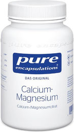 Pure Encapsulations Calcium Magnesium Citrat Kapseln 90 Stück laktosefrei glutenfrei ohne Zusatzstoffe – Bild 1 von 2