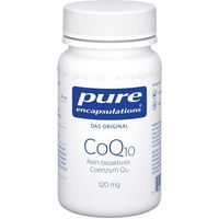 Produktbild von Pure Encapsulations CoQ10 Ubiquinon 120 mg Kapseln 30 Stück laktosefrei glutenfrei ohne Zusatzstoffe