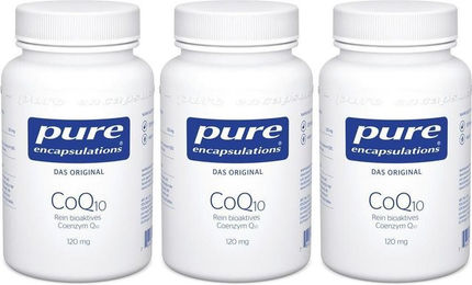 Pure Encapsulations CoQ10 Ubiquinon 120 mg Kapseln laktosefrei glutenfrei ohne Zusatzstoffe – Bild 1 von 2