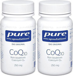 Pure Encapsulations CoQ10 Ubiquinon 250 mg Kapseln, laktosefrei, glutenfrei, ohne Zusatzstoffe, 60 Stück – Bild 1 von 1