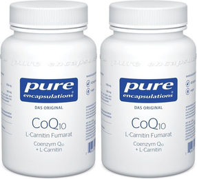 Pure Encapsulations CoQ10 Ubiquinon und L-Carnitin Kapseln, laktosefrei, glutenfrei, ohne Zusatzstoffe – Bild 1 von 1