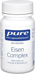 Pure Encapsulations Eisen Complex Bisglycinat Kapseln 30 Stück glutenfrei laktosefrei ohne Zusatzstoffe – Bild 1 von 2