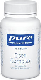 Pure Encapsulations Eisen Complex Bisglycinat Kapseln 60 Stück laktosefrei glutenfrei ohne Zusatzstoffe – Bild 1 von 2