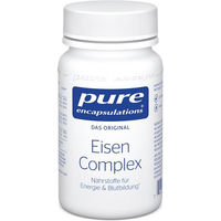Produktbild von Pure Encapsulations Eisen Complex Kapseln mit Eisen-Bisglycinat ohne Gelatine