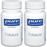 Produktbild von Pure Encapsulations Folsäure Kapseln 120 Stück laktosefrei und glutenfrei für Schwangere und Stillende