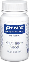 Pure Encapsulations Haut-Haare-Nägel Kapseln mit Zink, Biotin und Selen, 60 Kapseln, laktosefrei, glutenfrei, ohne Zusatzstoffe – Bild 1 von 2