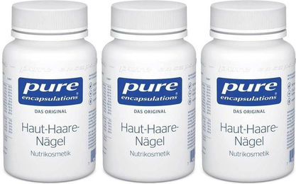 Pure Encapsulations Haut-Haare-Nägel Zink Biotin Selen Kombination Kapseln 180 Stück laktosefrei glutenfrei ohne Zusatzstoffe – Bild 1 von 2
