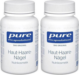 Pure Encapsulations Haut-Haare-Nägel Zink Biotin Selen Kombination Kapseln 360 Stück glutenfrei laktosefrei ohne Zusatzstoffe – Bild 1 von 2