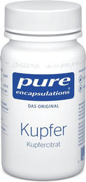 Pure Encapsulations Kupfer Kupfercitrat Kapseln ohne Zusatzstoffe 60 Stück – Bild 1 von 1