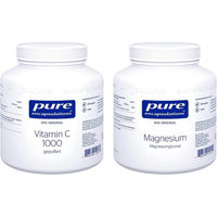 Produktbild von Pure Encapsulations Magnesium Bisglycinat und Vitamin C Calciumascorbat gepuffert Kapseln 360 Stück