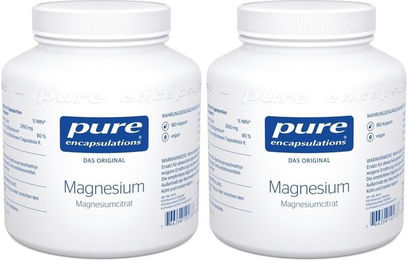 Pure Encapsulations Magnesium Citrat Kapseln 180 Stück laktosefrei und glutenfrei – Bild 1 von 1