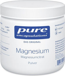 Pure Encapsulations Magnesium Citrat Pulver vegan glutenfrei laktosefrei 107 g – Bild 1 von 1