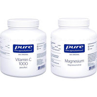 Produktbild von Pure Encapsulations Magnesiumcitrat und Vitamin C Calciumascorbat gepuffert Kapseln