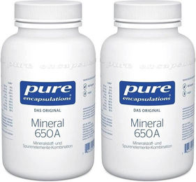 Pure Encapsulations Mineral 650A Mineralstoff-Komplex Kapseln 360 Stück – Bild 1 von 1